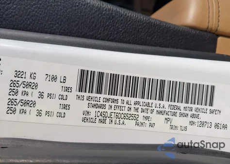 2013 Dodge Durango Citadel from USA, damaged, VIN 1C4SDJET6DC652552